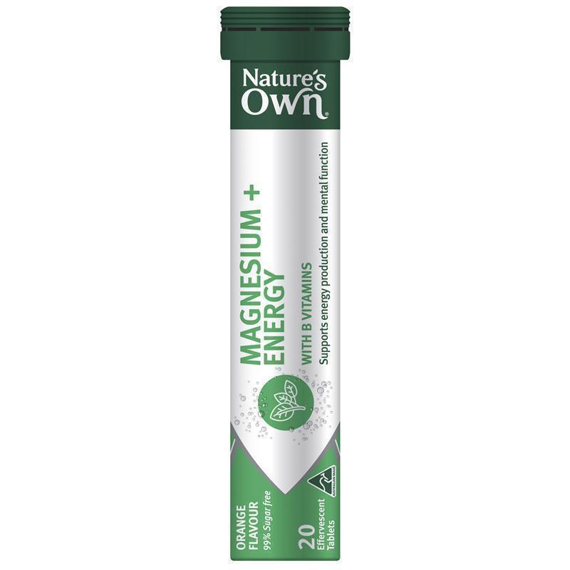 Load image into Gallery viewer, Nature's Own Magnesium + Energy Effervescent 20 Tablets
