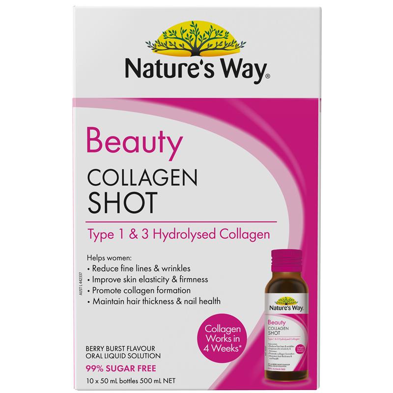 Load image into Gallery viewer, Nature's Way Beauty Collagen Shot 10 x 50ml
