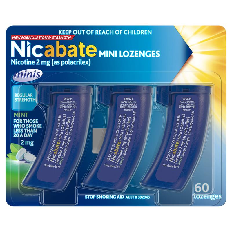 Load image into Gallery viewer, Nicabate Minis 2mg 60 Lozenges
