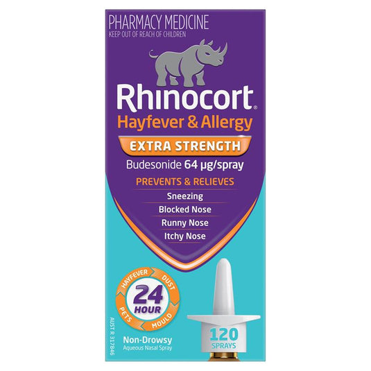 Rhinocort Extra Strength Hayfever & Allergy Nasal Spray 120 Sprays