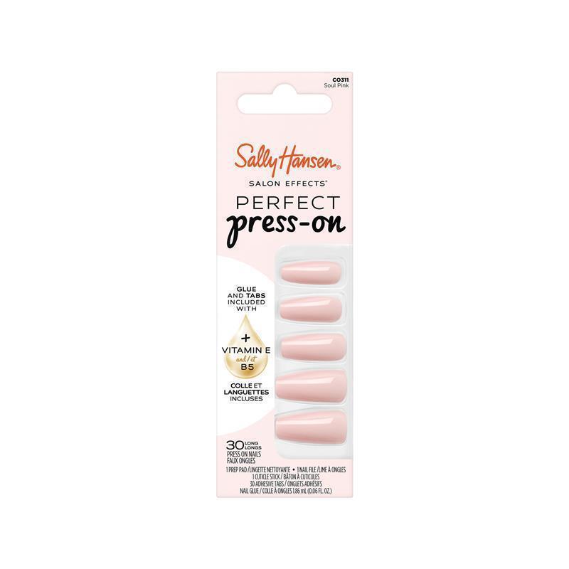 Load image into Gallery viewer, Sally Hansen Salon Effects Perfect Press-On Soul Pink 30 Pieces
