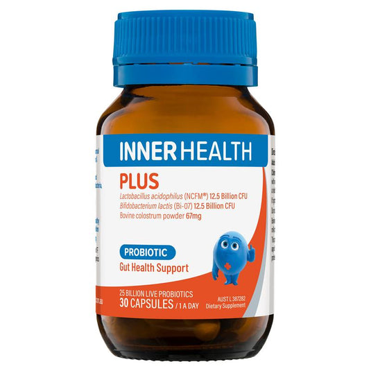 Inner Health Plus Probiotic 30 Capsules Fridge Line