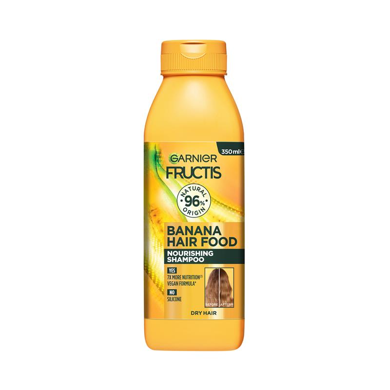 Load image into Gallery viewer, Garnier Fructis Hair Food Nourishing Banana Shampoo For Dry Hair 350ml
