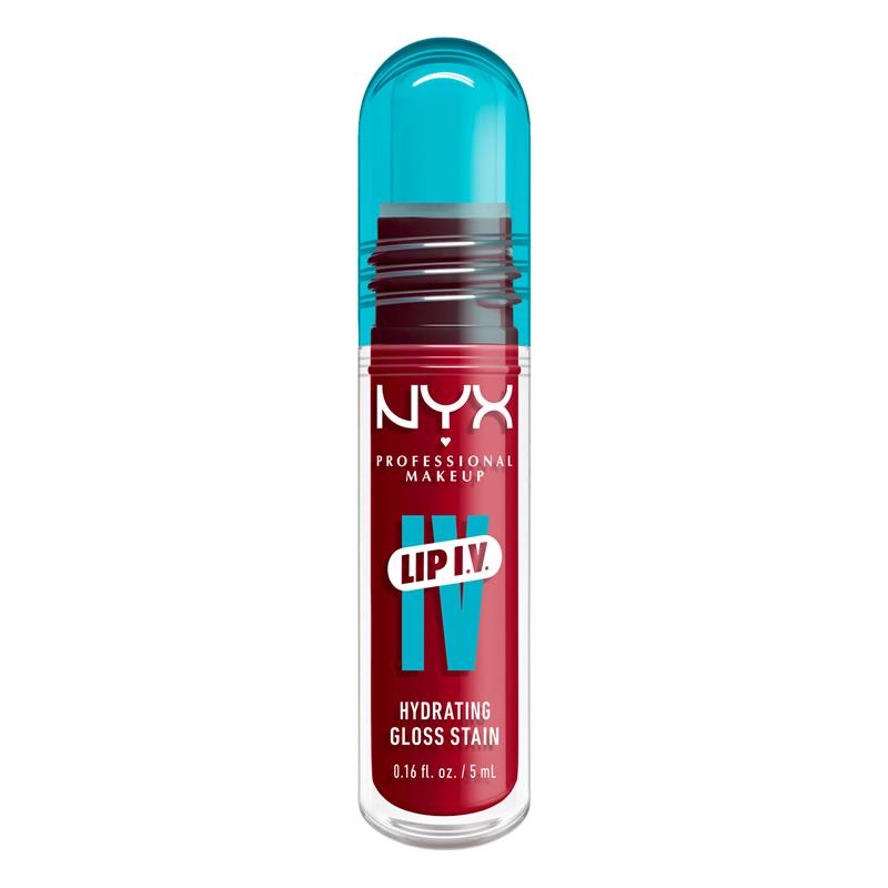Load image into Gallery viewer, NYX Lip IV Hydrating Gloss Stain Red-y Set Wet

