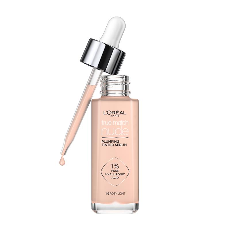 Load image into Gallery viewer, L'Oreal Paris True Match Nude Plumping Tinted Serum 1-2 Rosy Light
