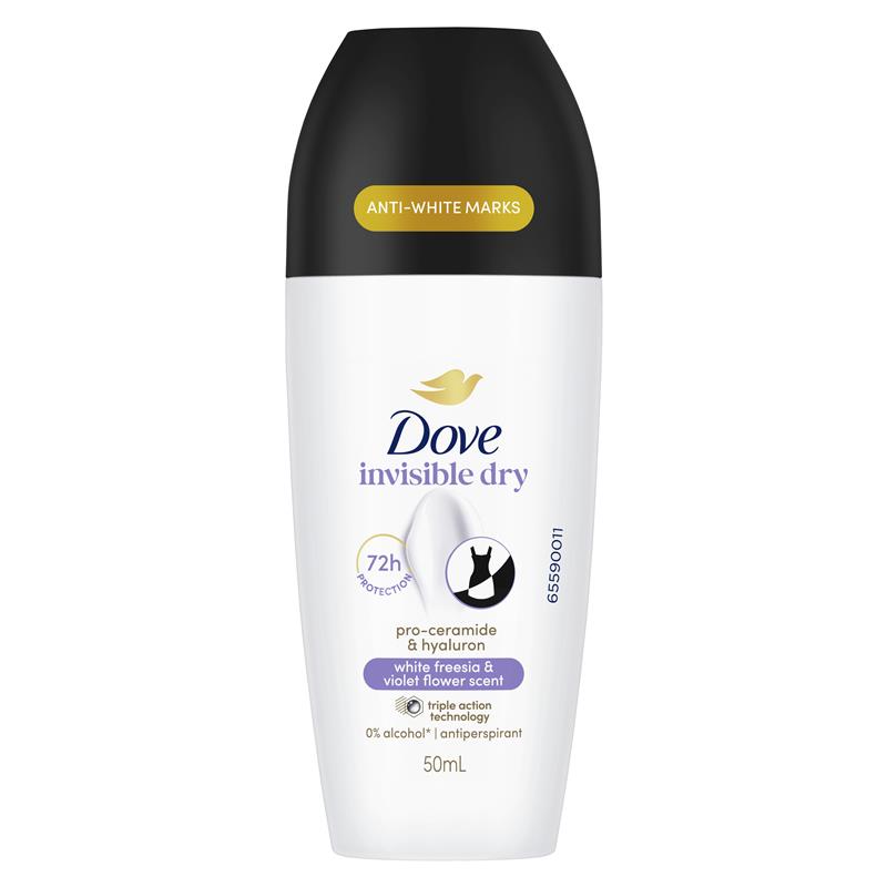 Load image into Gallery viewer, Dove Women Advanced Care Antiperspirant Deodorant 72h Roll On Black &amp; White 50ml
