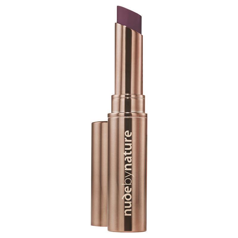Load image into Gallery viewer, Nude by Nature Creamy Matte Lipstick 10 Aubergine
