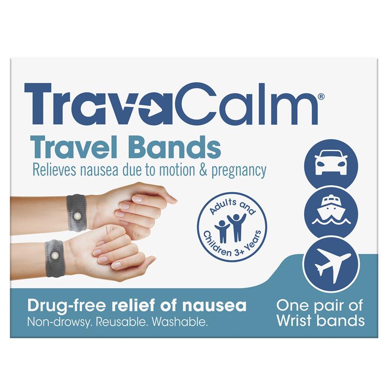 Load image into Gallery viewer, Travacalm Travel Sickness Travel Band 2 Pack
