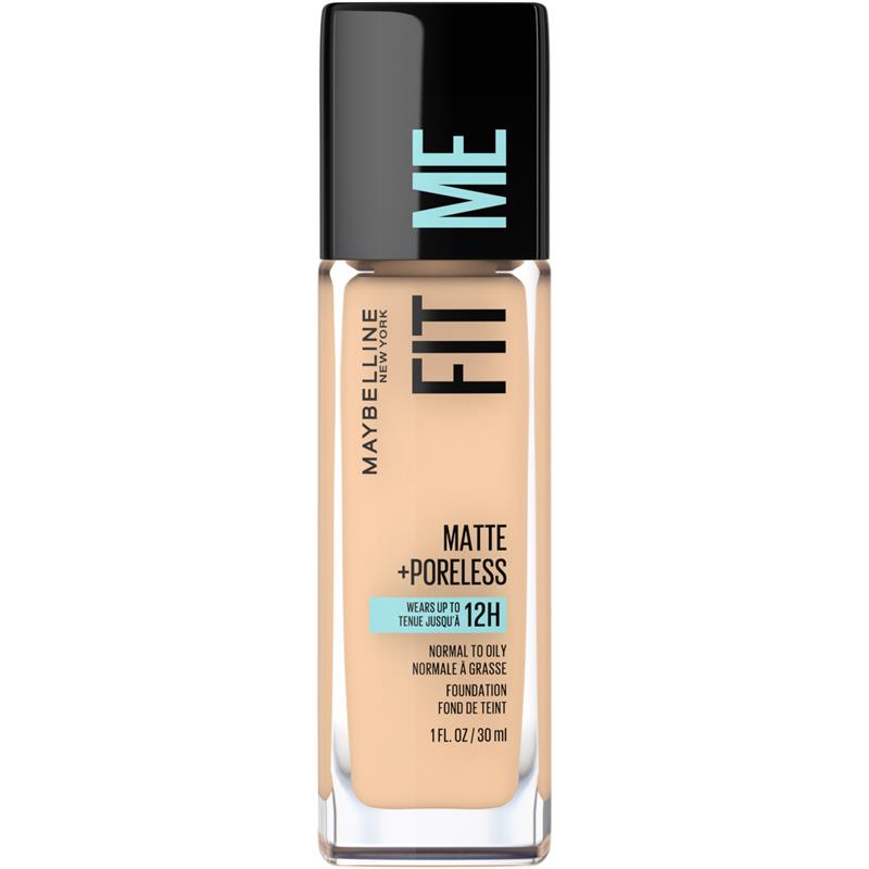 Load image into Gallery viewer, Maybelline Fit Me Matte &amp; Poreless Mattifying Liquid Foundation - Classic Ivory 120
