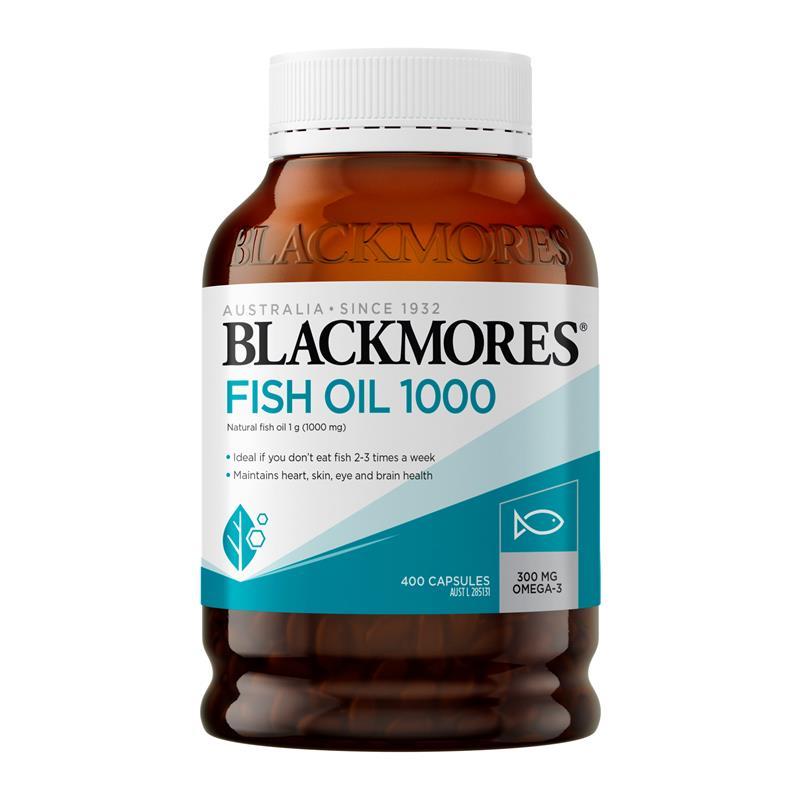 Load image into Gallery viewer, Blackmores Fish Oil 1000mg 400 Capsules

