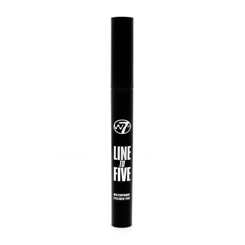 Load image into Gallery viewer, W7 Line To Five Water Resistant Black Eyeliner Pen

