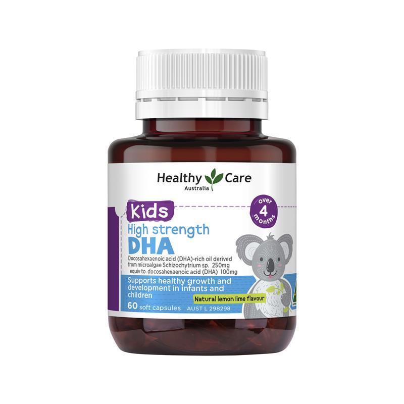Load image into Gallery viewer, Healthy Care Kids DHA 60 Capsules
