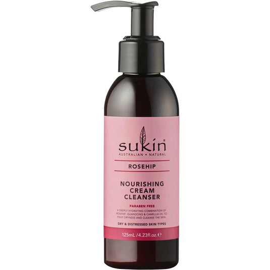 Sukin Rosehip Nourishing Cream Cleanser 125ml