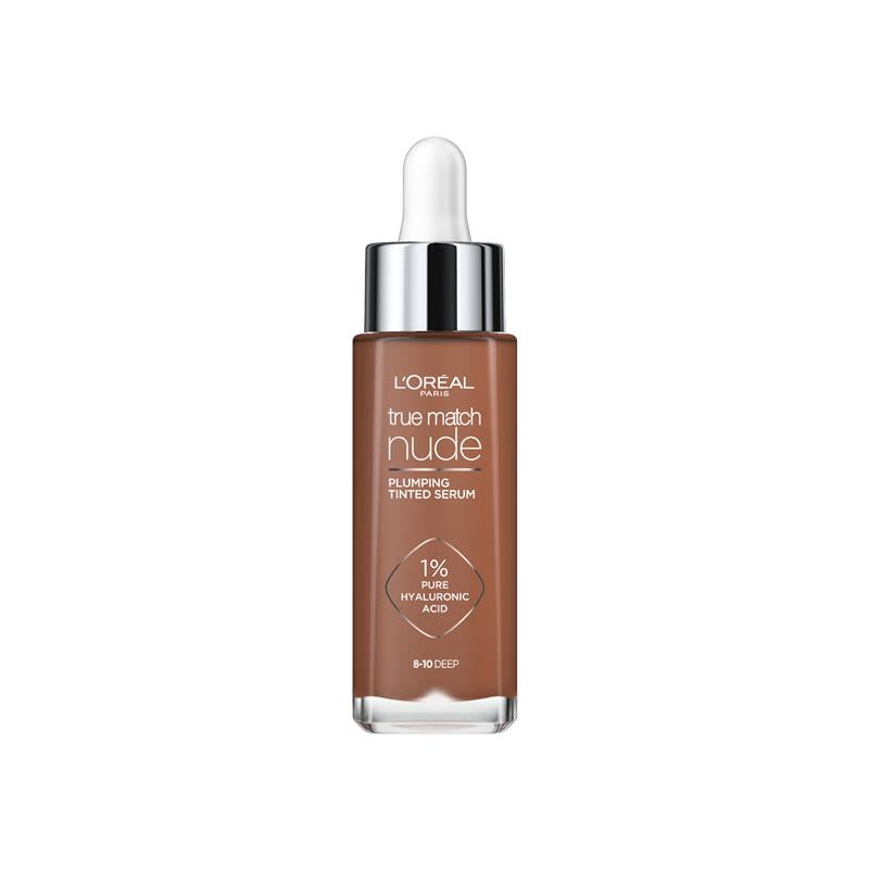 Load image into Gallery viewer, L'Oreal Paris True Match Nude Plumping Tinted Serum 8-10 Deep
