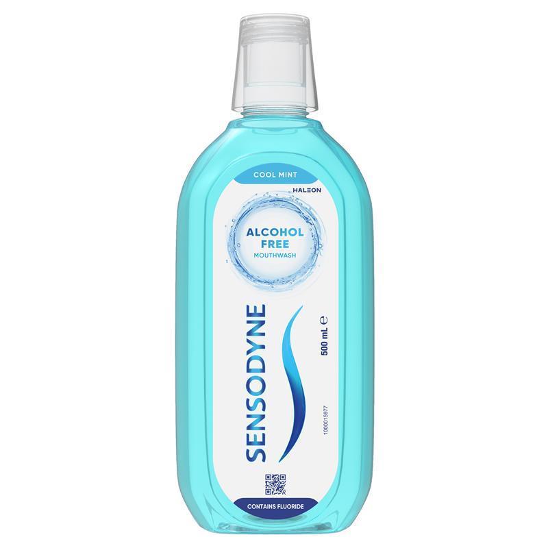 Load image into Gallery viewer, Sensodyne Sensitive Cool Mint Gentle Mouthwash 500 mL
