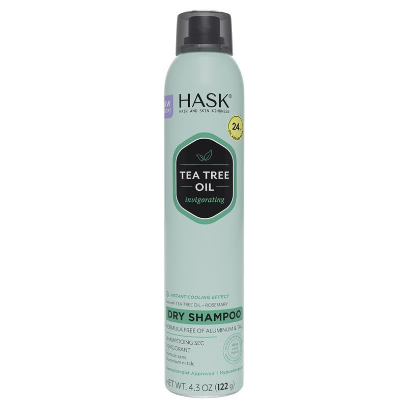 Load image into Gallery viewer, Hask Tea Tree &amp; Rosemary Scalp Detox Dry Shampoo 122g

