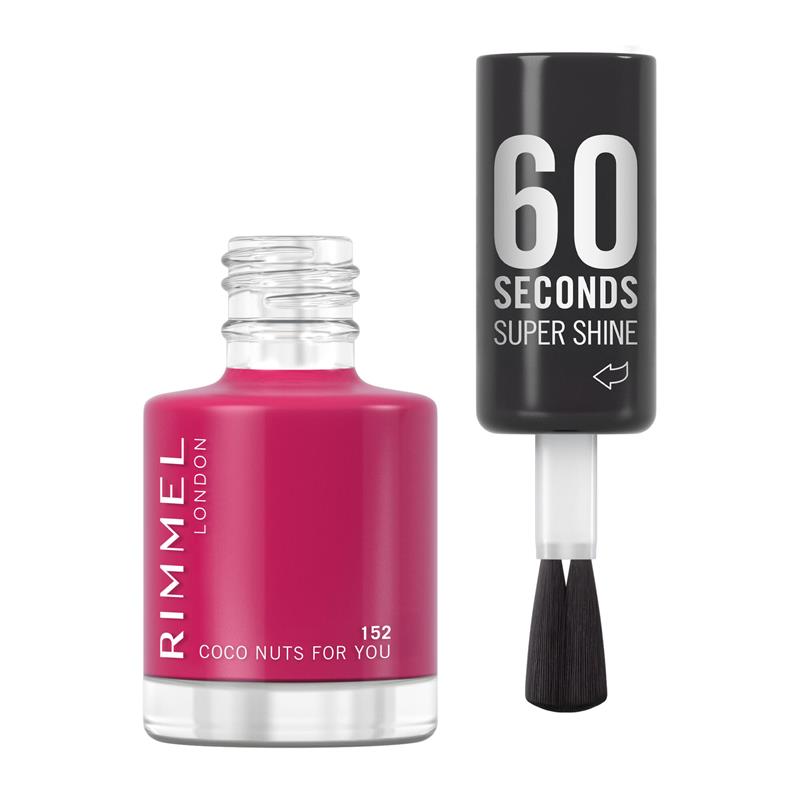 Load image into Gallery viewer, Rimmel 60 Seconds Nail Polish 152 Coco Nuts For You
