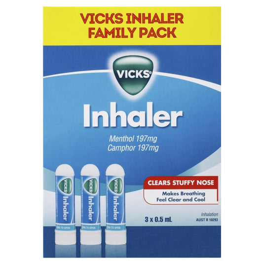 Vicks Inhaler Triple Pack 3 x 0.5mL