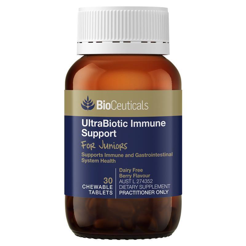 Load image into Gallery viewer, BioCeuticals UltraBiotic Immune Support For Juniors 30 Chewable Tablets
