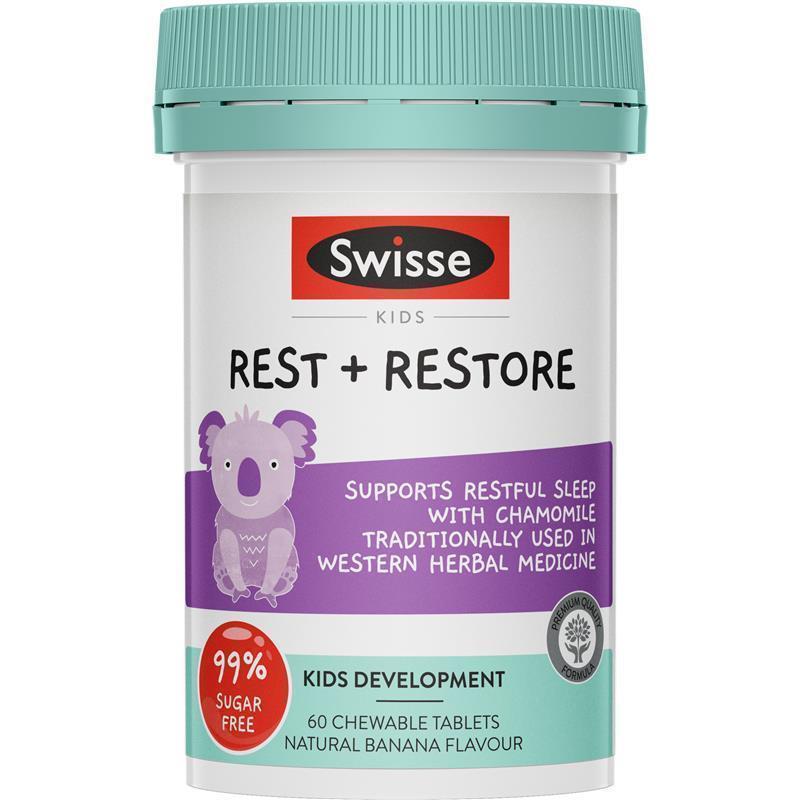 Load image into Gallery viewer, Swisse Kids Rest &amp; Restore 60 Tablets

