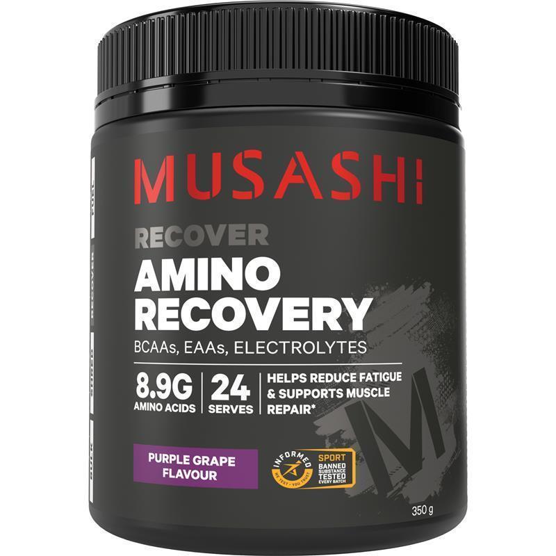 Load image into Gallery viewer, Musashi Amino Recovery Purple Grape 350g
