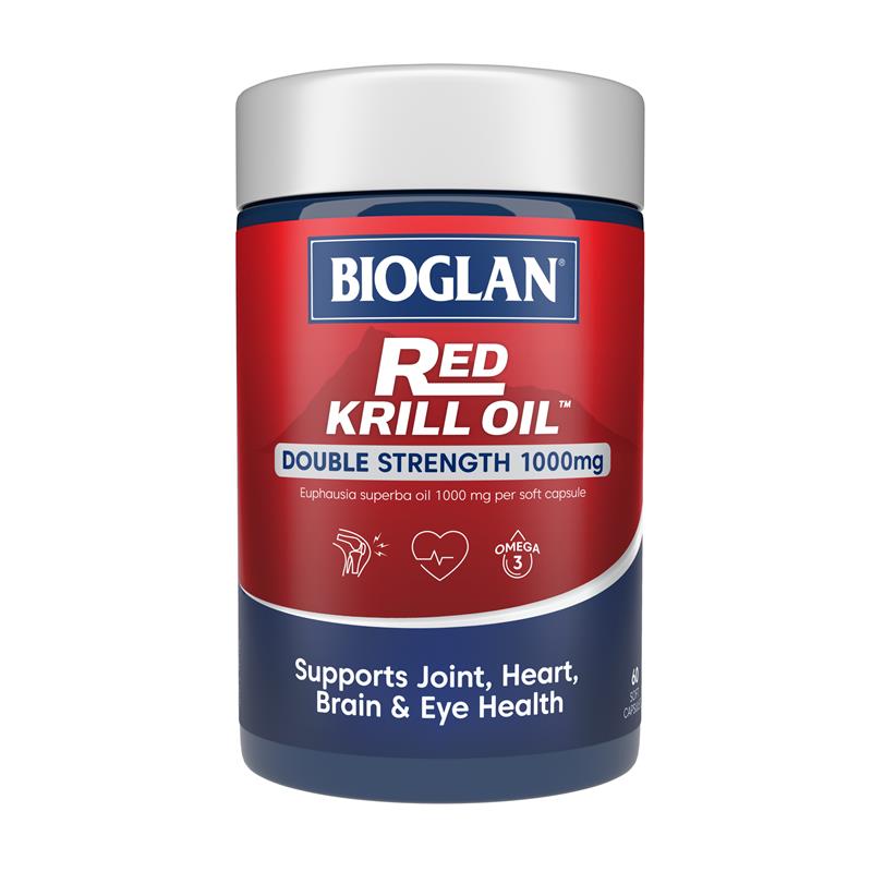 Load image into Gallery viewer, Bioglan Red Krill Oil 1000mg 60 Capsules
