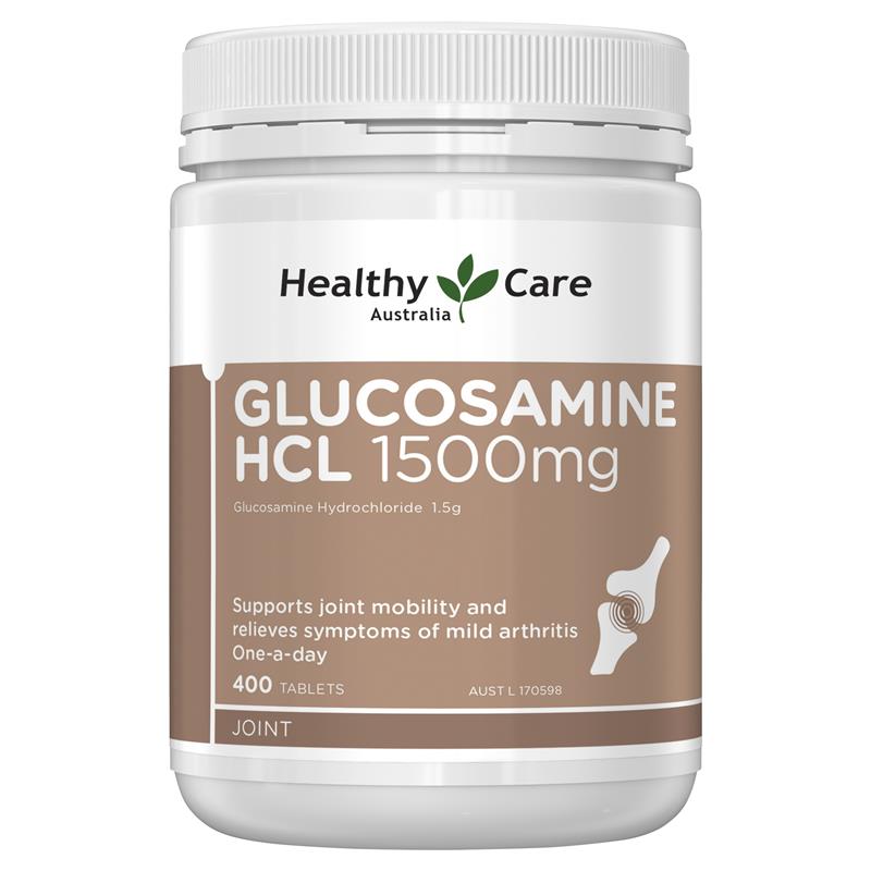 Load image into Gallery viewer, Healthy Care Glucosamine HCL 1500mg 400 Tablets
