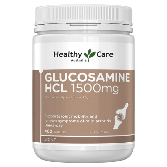 Healthy Care Glucosamine HCL 1500mg 400 Tablets