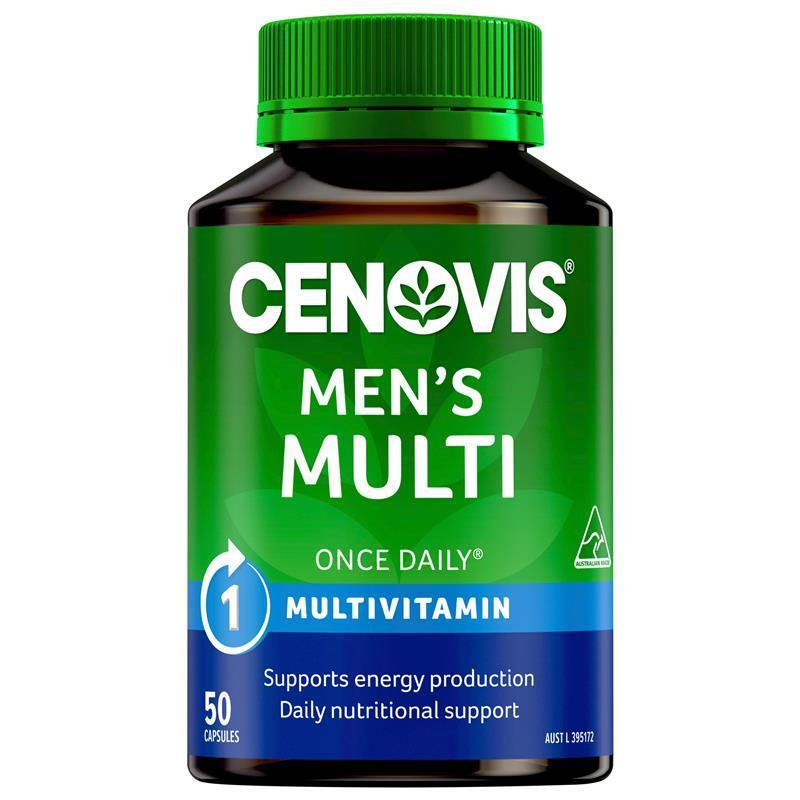 Load image into Gallery viewer, Cenovis Once Daily Mens Multi 50 Capsules

