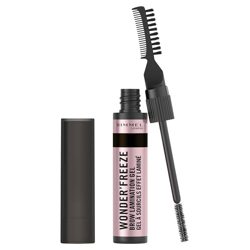 Load image into Gallery viewer, Rimmel Wonder Freeze Brow Lamination Gel 004 Deep Brown
