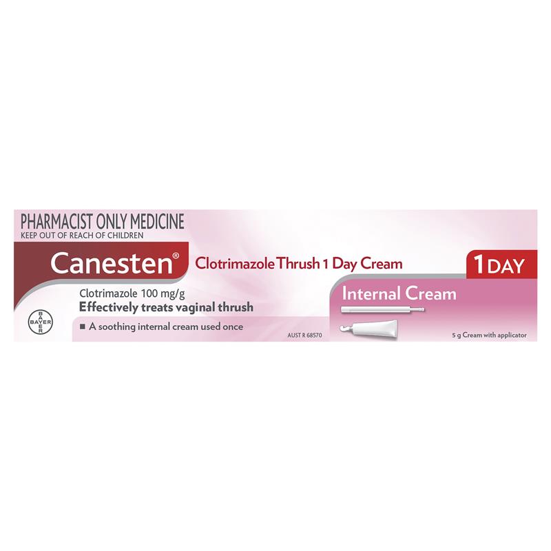 Load image into Gallery viewer, Canesten 1 Day Thrush Treatment Internal Cream - Clotrimazole (S3)
