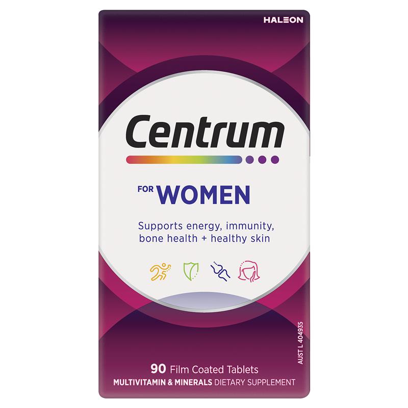 Load image into Gallery viewer, Centrum For Women 90 Tablets Exclusive Size

