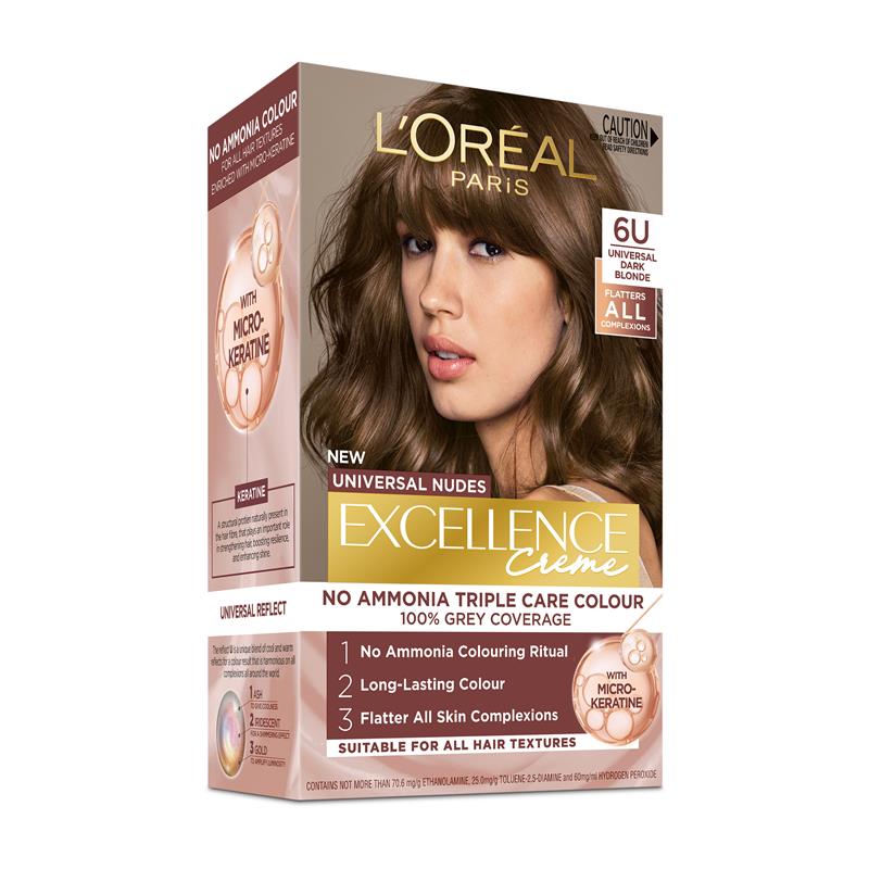 Load image into Gallery viewer, L'Oreal Excellence Creme Universal Nudes Dark Blonde 6U
