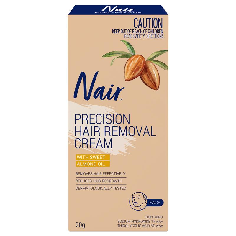 Load image into Gallery viewer, Nair Precision Facial Hair Removal Cream 20g
