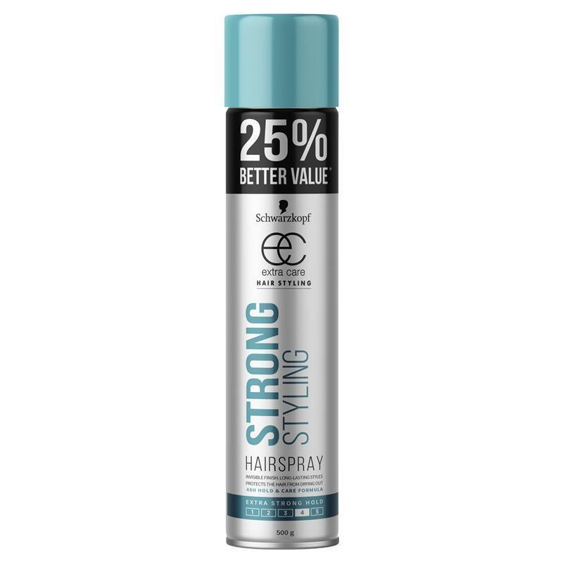 Load image into Gallery viewer, Schwarzkopf Extra Care Strong Styling Hairspray Extra Strong Hold 500g
