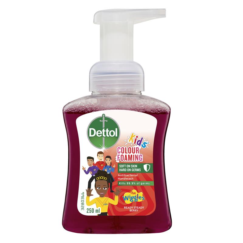Load image into Gallery viewer, Dettol Kids The Wiggles Colour Foaming Hand Wash Berry 250ml
