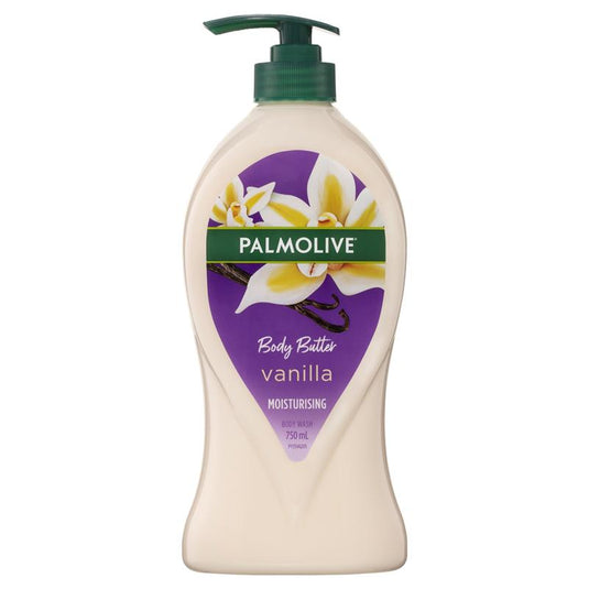 Palmolive Body Butter Moisturising Body Wash Vanilla 750ml