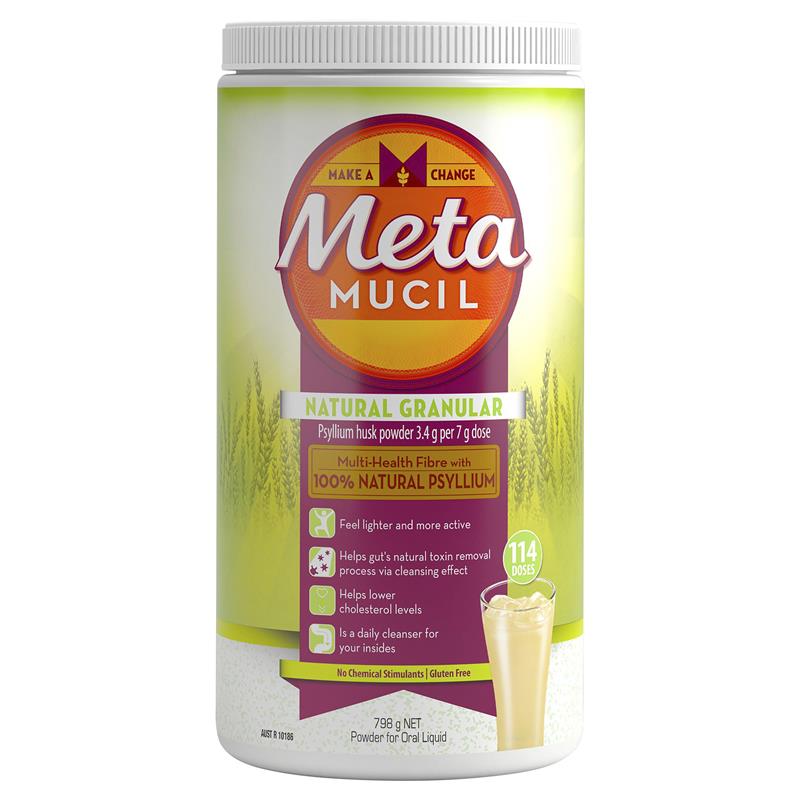 Load image into Gallery viewer, Metamucil Fibre Supplement Natural Granular 114 Doses
