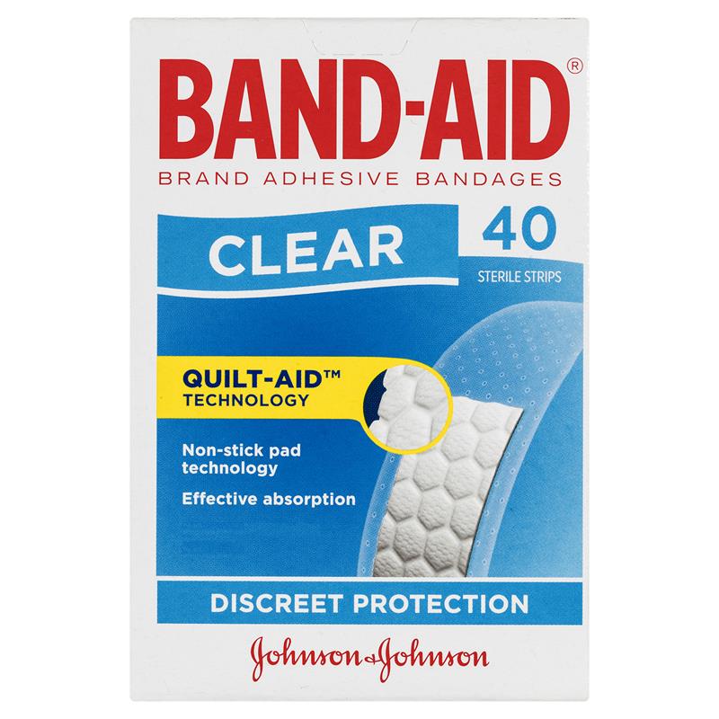Load image into Gallery viewer, Band-Aid Clear Strips 40 Pack
