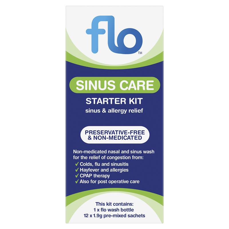 Load image into Gallery viewer, FLO Sinus Care Starter Kit 12 Sachets
