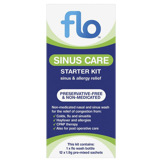 FLO Sinus Care Starter Kit 12 Sachets