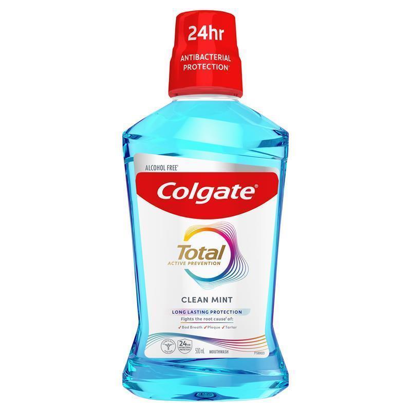 Load image into Gallery viewer, Colgate Mouthwash Total Clean Mint 500ml
