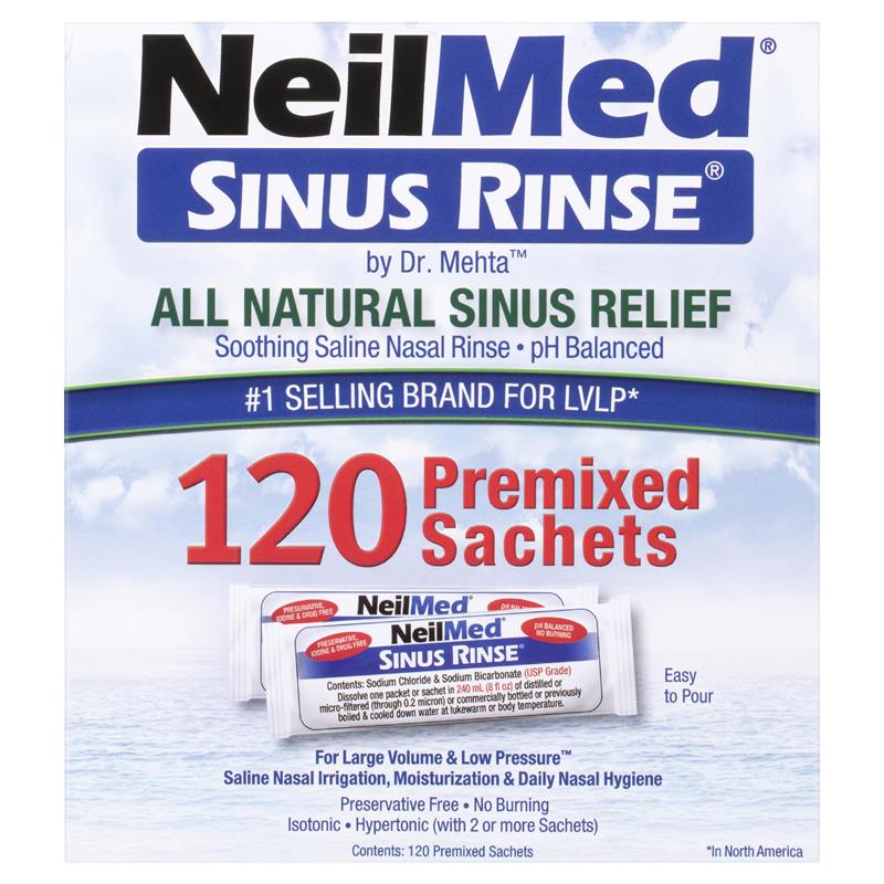 Load image into Gallery viewer, NeilMed Sinus Rinse 120 Sachets
