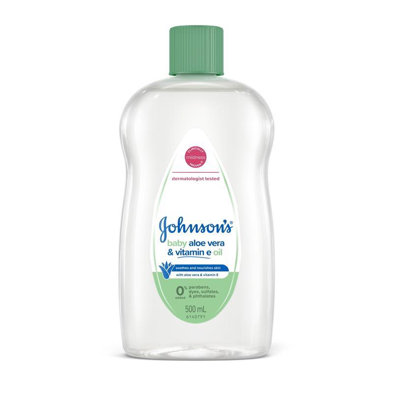 Load image into Gallery viewer, Johnson's Baby Oil with Aloe Vera &amp; Vitamin E 500mL
