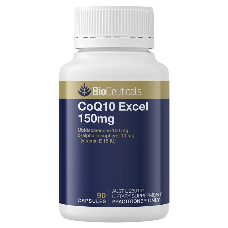 Load image into Gallery viewer, Bioceuticals CoQ10 Excel 150mg 90 Softgel Capsules
