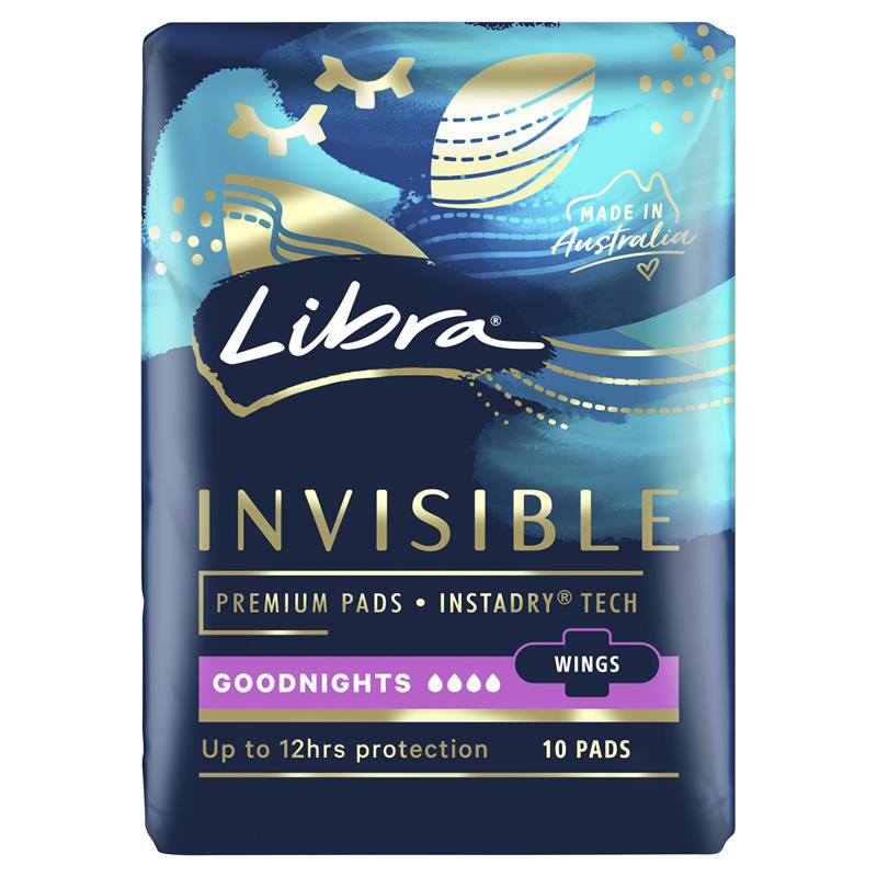Load image into Gallery viewer, Libra Invisible Goodnight With Wings 10 Pack
