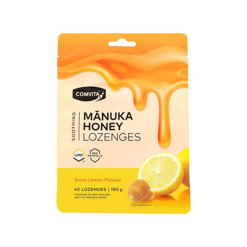 Load image into Gallery viewer, Comvita Propolis Candy Lemon &amp; Honey 40
