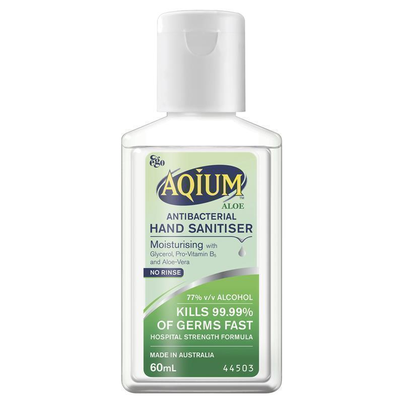 Load image into Gallery viewer, Aqium Antibacterial Hand Sanitiser (Aloe) 60ml
