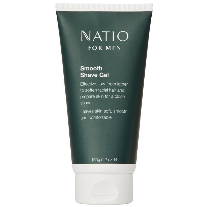 Load image into Gallery viewer, Natio Men's Smooth Shave Gel 150g
