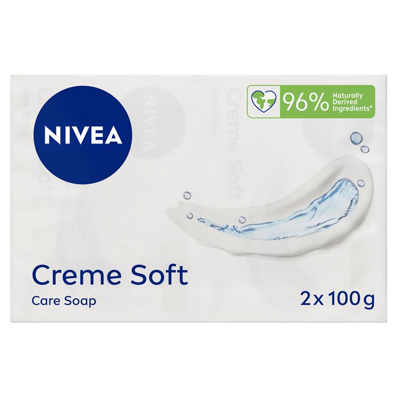 Load image into Gallery viewer, NIVEA Creme Soft Soap 2 x 100g Twin Pack
